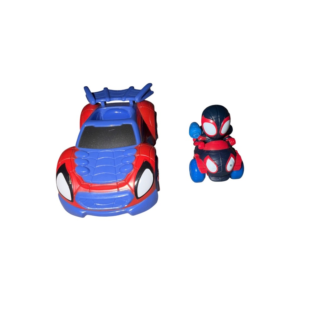 Marvel Spidey and His Amazing Friends Miles Morales Techno Racer Car Figure